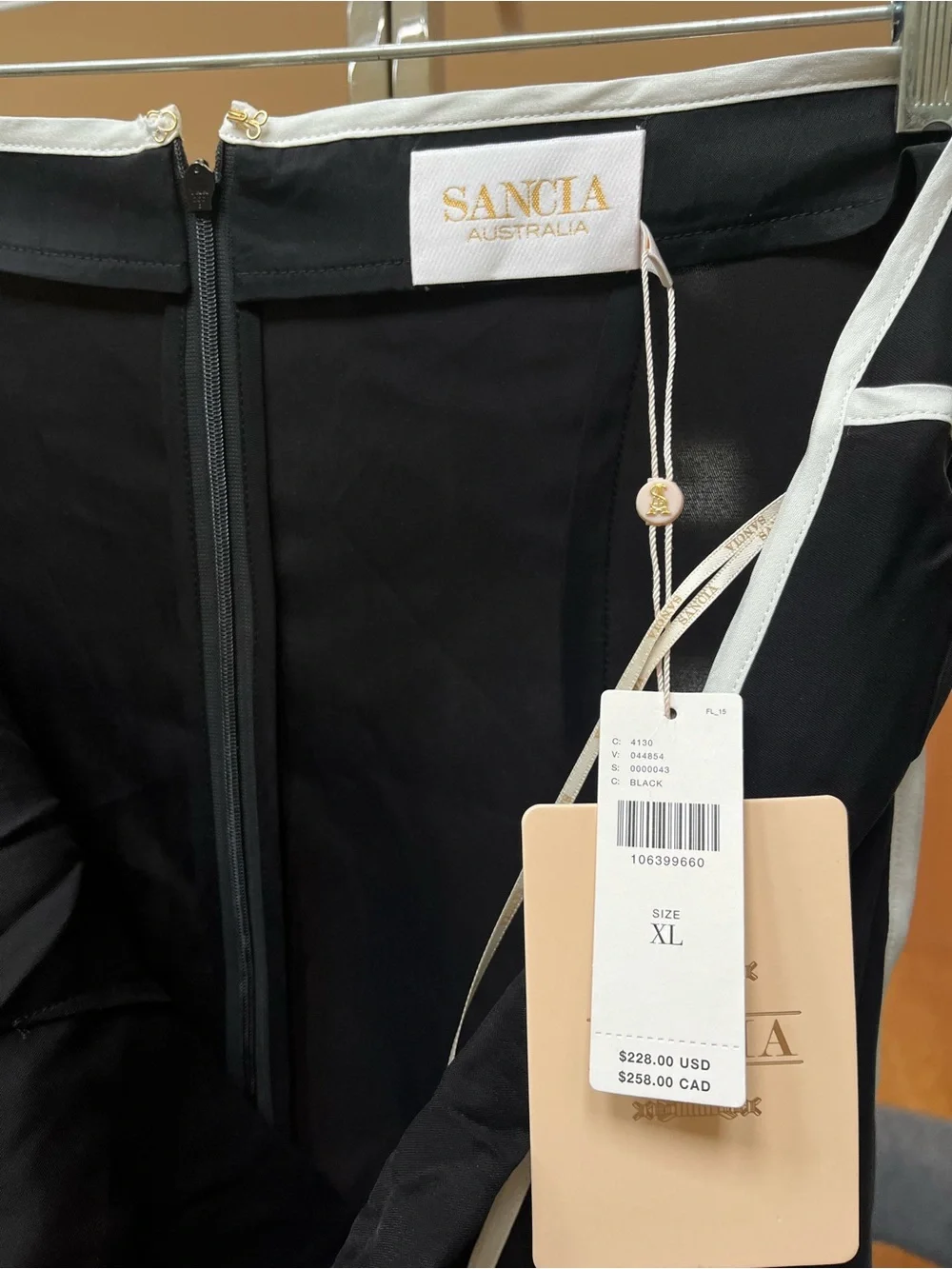 NWT Sancia Halter Maxi Dress